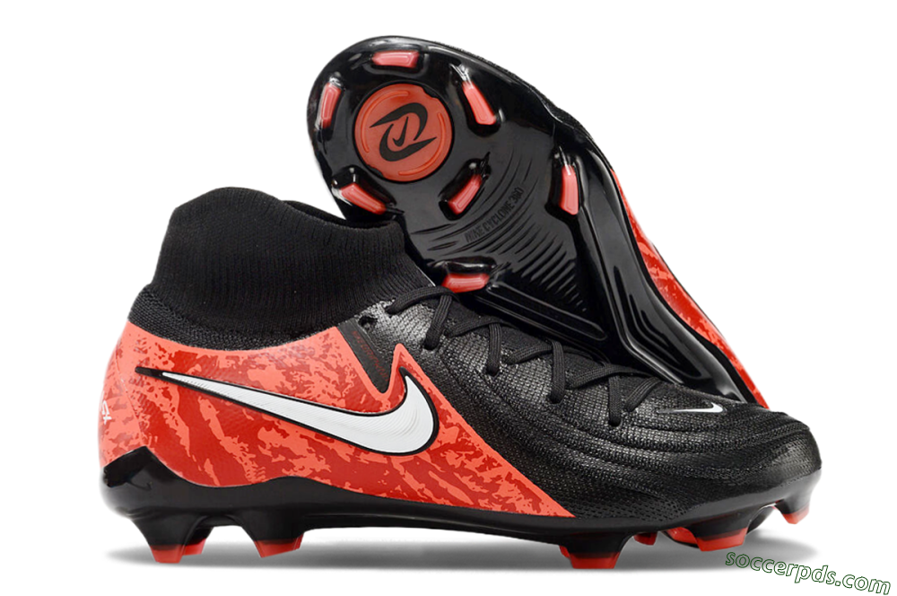 Nike Phantom Luna Elite FG High-Tops Football Boots - Black/Red/White 1