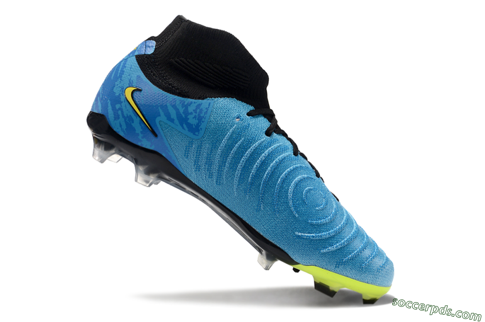 Nike Phantom Luna Elite FG High-Tops Football Boots - Blue/Yellow/Black 4