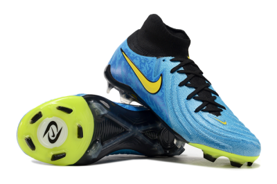Nike Phantom Luna Elite FG High-Tops Football Boots - Blue/Yellow/Black