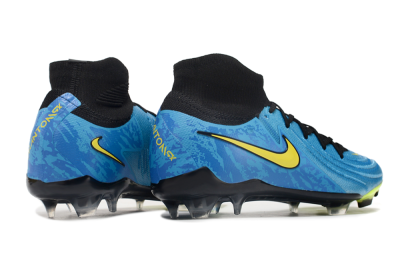 Nike Phantom Luna Elite FG High-Tops Football Boots - Blue/Yellow/Black