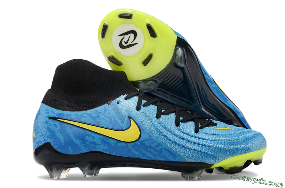 Nike Phantom Luna Elite FG High-Tops Football Boots - Blue/Yellow/Black 1