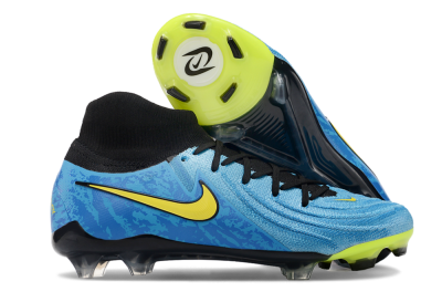 Nike Phantom Luna Elite FG High-Tops Football Boots - Blue/Yellow/Black