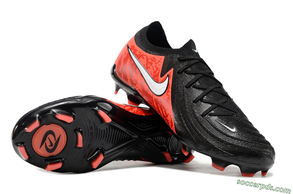 Nike Phantom Luna Elite FG Low-Tops Football Boots - Black/Red/White 0