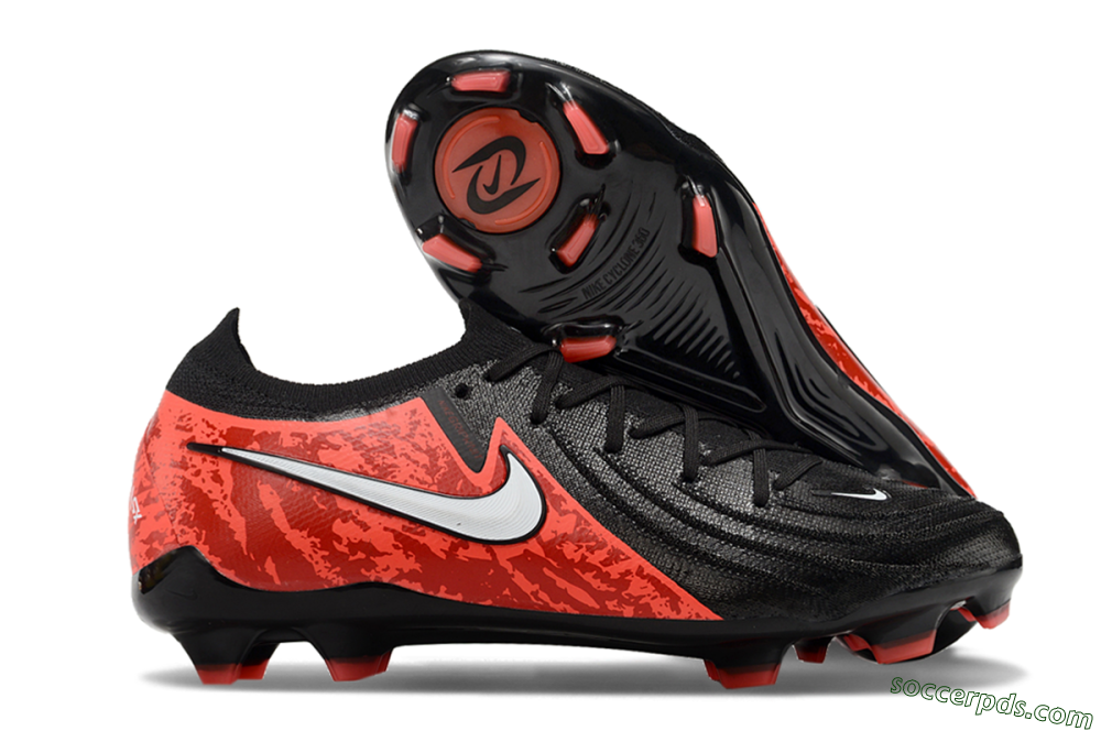 Nike Phantom Luna Elite FG Low-Tops Football Boots - Black/Red/White 1