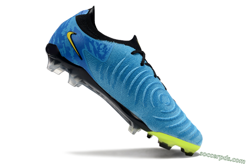 Nike Phantom Luna Elite FG Low-Tops Football Boots - Blue/Yellow/Black 4