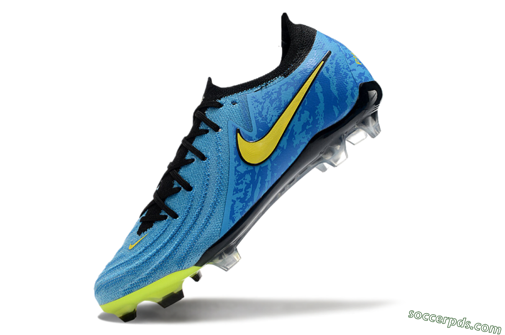 Nike Phantom Luna Elite FG Low-Tops Football Boots - Blue/Yellow/Black 5