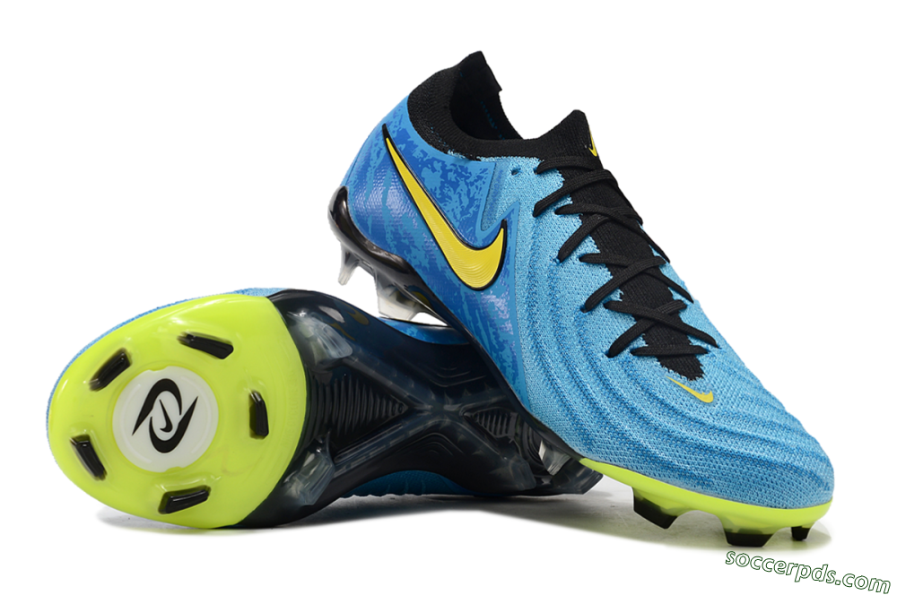 Nike Phantom Luna Elite FG Low-Tops Football Boots - Blue/Yellow/Black 0