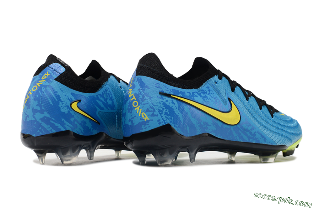 Nike Phantom Luna Elite FG Low-Tops Football Boots - Blue/Yellow/Black 6