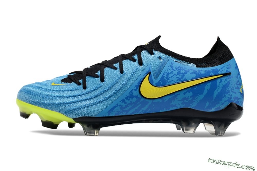 Nike Phantom Luna Elite FG Low-Tops Football Boots - Blue/Yellow/Black 2