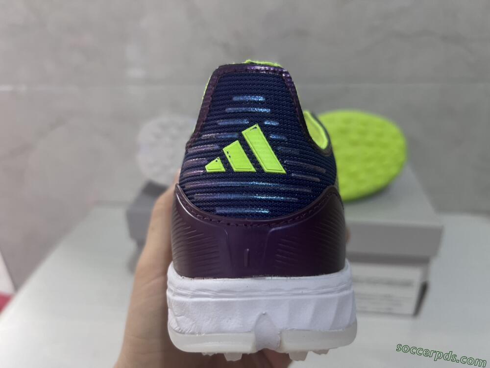 Adidas F50 Elite TF Low-Tops Football Shoes - Purple/Yellow/White