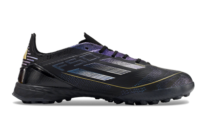 Adidas F50 Elite TF Low-Tops Football Shoes - Black/Silver/Purple