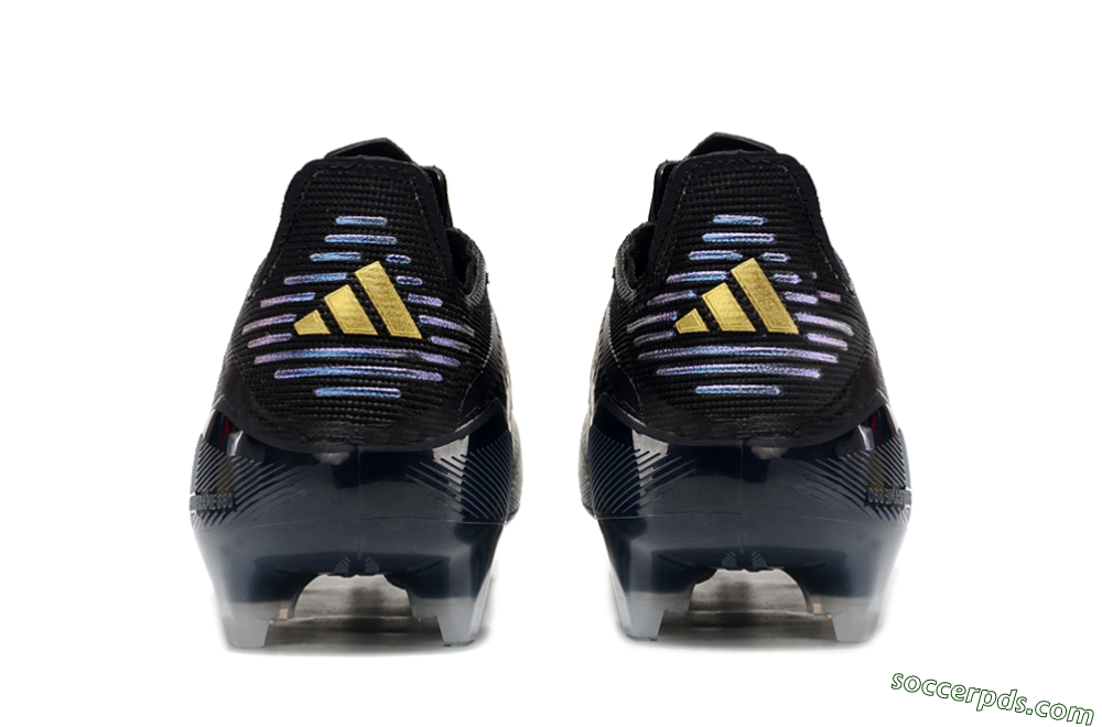 Adidas F50 Elite FG Low-Tops Football Boots - Black/Silver/Purple 6
