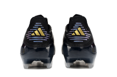 Adidas F50 Elite FG Low-Tops Football Boots - Black/Silver/Purple