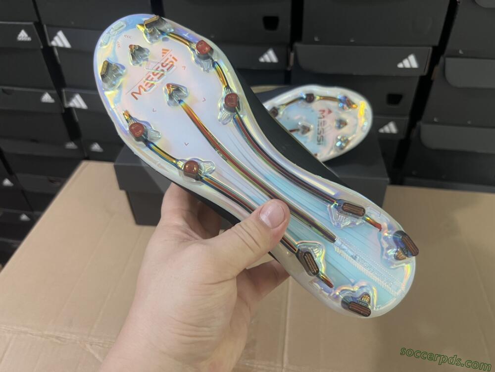 Adidas F50 Adizero Messi FG Low-Tops Football Boots - Gold/White/Black