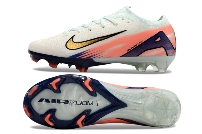 Nike Air Zoom Mercurial Vapor 16 Elite FG Low-Tops Football Boots - Pink/Gold/Blue