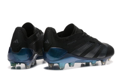 Adidas Predator Elite 24 FG Low-Tops Football Boots - Black/Silver/Blue