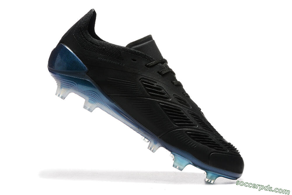 Adidas Predator Elite 24 FG Low-Tops Football Boots - Black/Silver/Blue 4