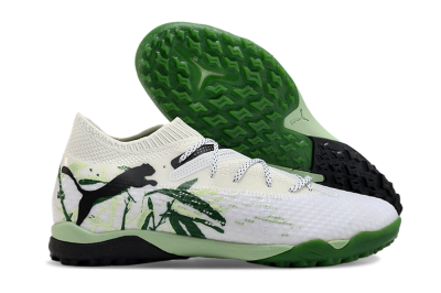 Puma Future 7 Ultimate TF Low-Tops Football Shoes - White/Green/Black