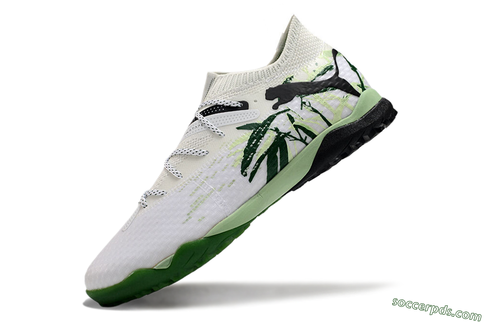 Puma Future 7 Ultimate TF Low-Tops Football Shoes - White/Green/Black 5