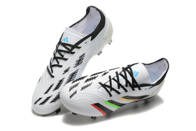 Adidas Predator Elite 24 FG Low-Tops Football Boots - White/Black/Red/Gold