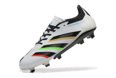 Adidas Predator Elite 24 FG Low-Tops Football Boots - White/Black/Red/Gold