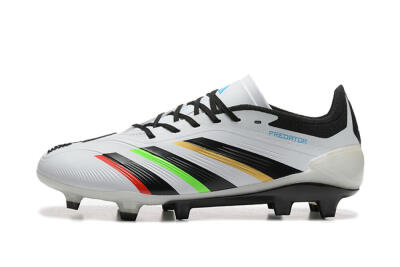 Adidas Predator Elite 24 FG Low-Tops Football Boots - White/Black/Red/Gold