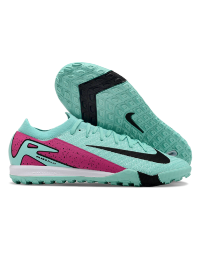 Nike Air Zoom Mercurial Vapor 16 Elite TF Low-Tops Football Shoes - Jade/Red/Black
