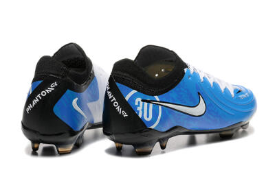 Nike Phantom Luna Elite Total 90 FG Low-Tops Football Boots - Blue/Silver/Black