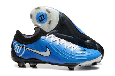 Nike Phantom Luna Elite Total 90 FG Low-Tops Football Boots - Blue/Silver/Black