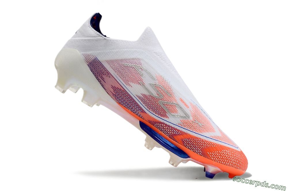 Adidas F50+ Lightstrike Pro Laceless FG Low-Tops Football Boots - Red/White/Blue 4