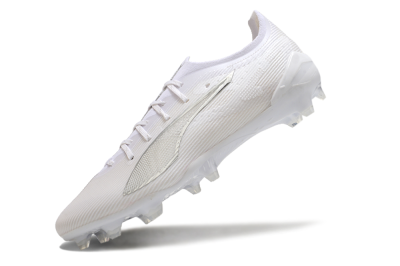 Puma Ultra 5 Ultimate FG Low-Tops Football Boots - White/Silver