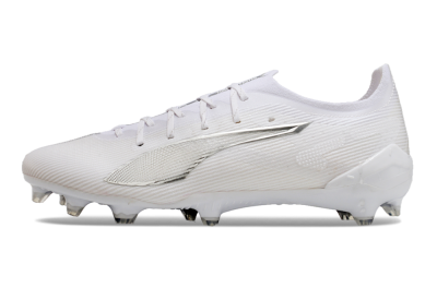 Puma Ultra 5 Ultimate FG Low-Tops Football Boots - White/Silver