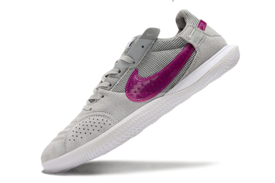 Nike Street Gato IC Low-Tops Football Shoes - Grey/Red/White