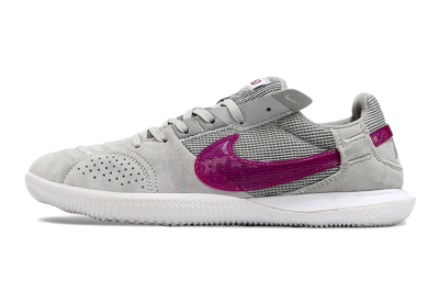 Nike Street Gato IC Low-Tops Football Shoes - Grey/Red/White