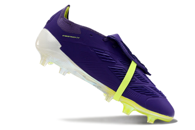 Adidas Predator Elite Foldover Tongue FG Low-Tops Football Boots - Blue/Yellow/White