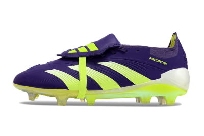Adidas Predator Elite Foldover Tongue FG Low-Tops Football Boots - Blue/Yellow/White