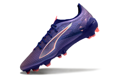 Puma Ultra 5 Ultimate FG Low-Tops Football Boots - Blue/Pink/White