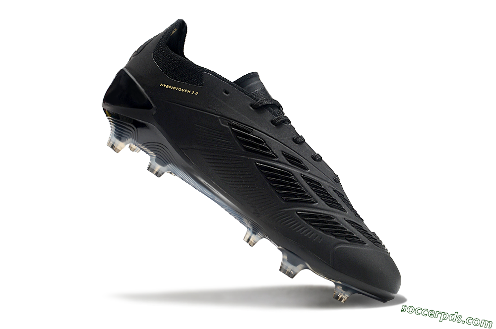Adidas Predator Elite 24 FG Low-Tops Football Boots - Black/Gold/Blue 4
