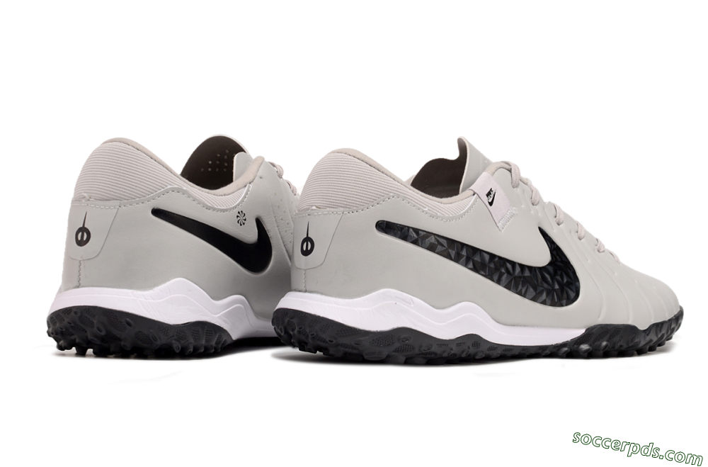Nike Tiempo Legend 10 Pro TF Low-Tops Football Shoes - Beige/Black/White 6