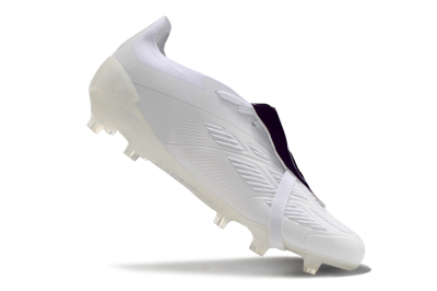 Adidas Predator Elite Foldover Tongue FG Low-Tops Football Boots - White/Black/Gold