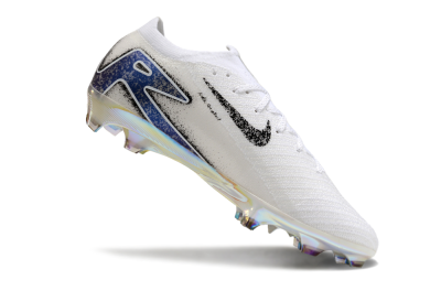 Nike Air Zoom Mercurial Vapor 16 Elite FG Low-Tops Football Boots - White/Black/Blue/Gold