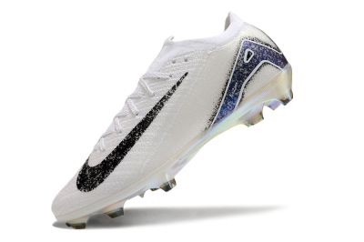 Nike Air Zoom Mercurial Vapor 16 Elite FG Low-Tops Football Boots - White/Black/Blue/Gold