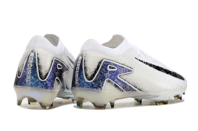 Nike Air Zoom Mercurial Vapor 16 Elite FG Low-Tops Football Boots - White/Black/Blue/Gold