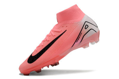 Nike Air Zoom Mercurial Superfly 10 FG Low-Tops Football Boots - Pink/White/Black