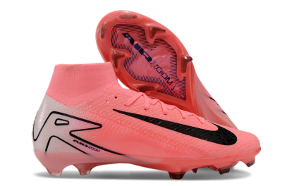 Nike Air Zoom Mercurial Superfly 10 FG Low-Tops Football Boots - Pink/White/Black