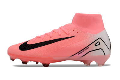 Nike Air Zoom Mercurial Superfly 10 FG Low-Tops Football Boots - Pink/White/Black
