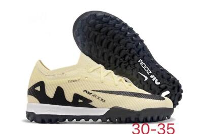 Nike Air Zoom Mercurial Vapor 15 Elite TF Low-Tops Football Shoes - Beige/Black/White