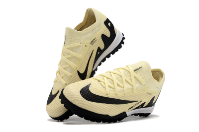 Nike Air Zoom Mercurial Vapor 15 Elite TF Low-Tops Football Shoes - Beige/Black/White