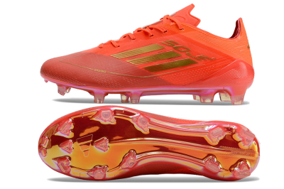 Adidas F50 Elite FG Low-Tops Football Boots - Red/Gold