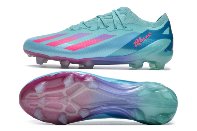 Adidas X Speedportal.1 FG Low-Tops Football Boots - Jade/Pink/Purple